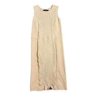 Biana Sleevleess Knit Dress Size 2 Travel Comfy Minimalist Timeless Stretchy
